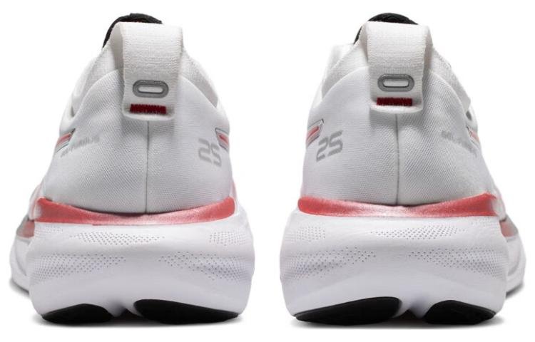 (WMNS) ASICS GEL-Nimbus 25 'White Classic Red' 1012B563-100 - Image 4