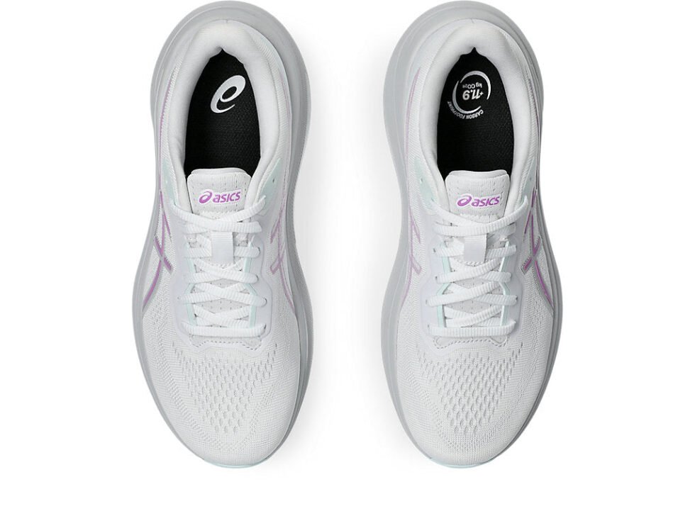 (WMNS) ASICS GT-1000 13 Sneakers 'White Lavender Glow' 1012B663-100 - Image 4