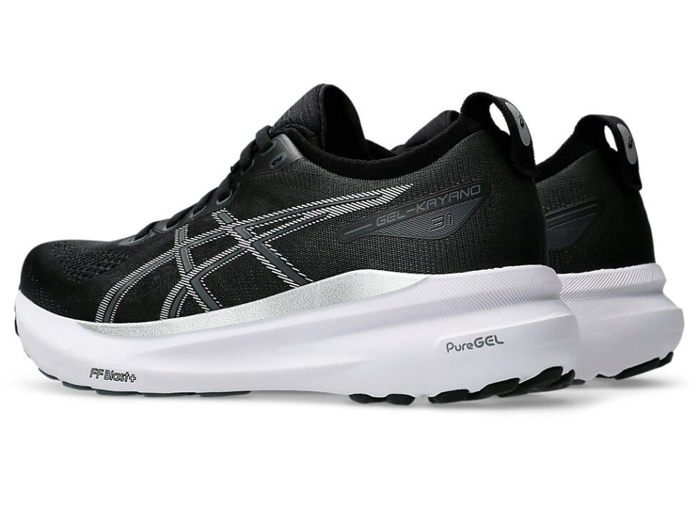 (WMNS) ASICS Gel-Kayano 31 Wide Sneakers 'Black Pure Silver' 1012B670-002 - Image 5