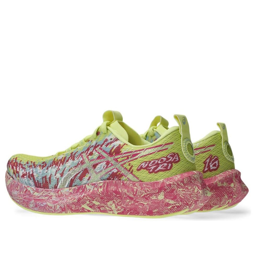 (WMNS) ASICS Noosa Tri 16 'Lucid Yellow Bright Rose' 1012B675-751 - Image 4