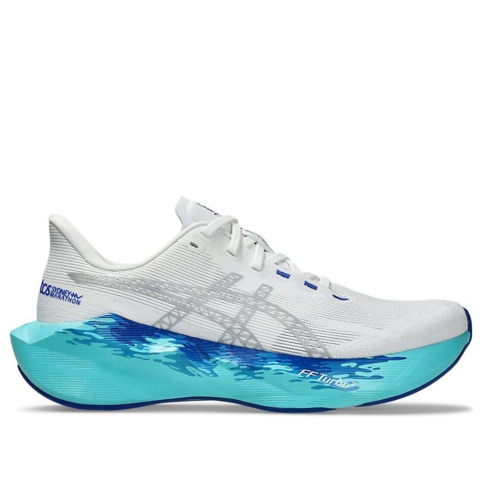 ASICS Novablast 6 Sydney 'White Ice Mint' 1013A212-100 - Image 2