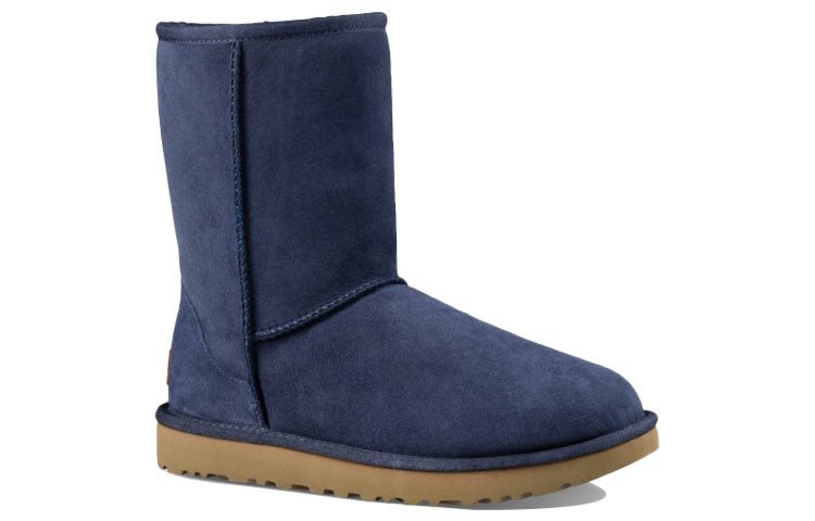 (WMNS) UGG Classic Short II Boot Fleece Lined Navy Blue 1016223-NAVY - Image 3
