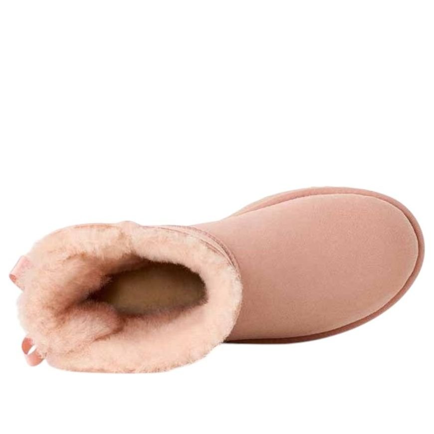 (WMNS) UGG Mini Bailey Bow II 'Beige Blush' 1016501-BGB - Image 4