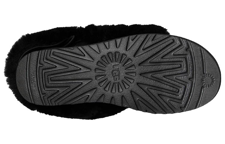 (WMNS) UGG Classic Bling Button Fleece Lined Black 1016553-BLK - Image 7
