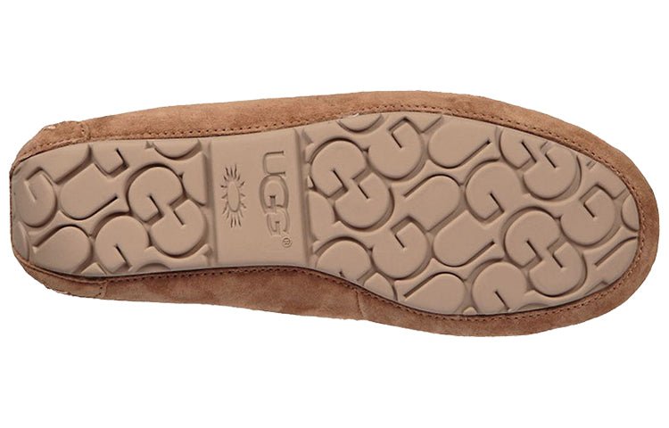 (WMNS) UGG Dakota Pom Pom Slip on Brown 1019015-CHE - Image 6
