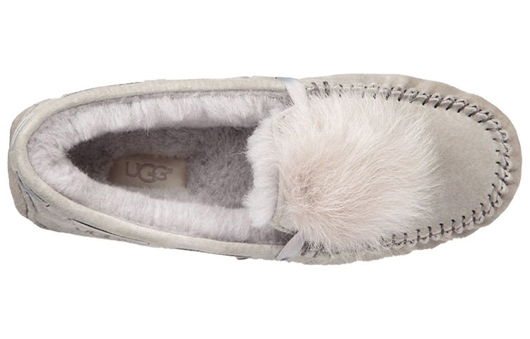 (WMNS) UGG Dakota Pom Pom Slip on Grey 1019015-SEL - Image 5