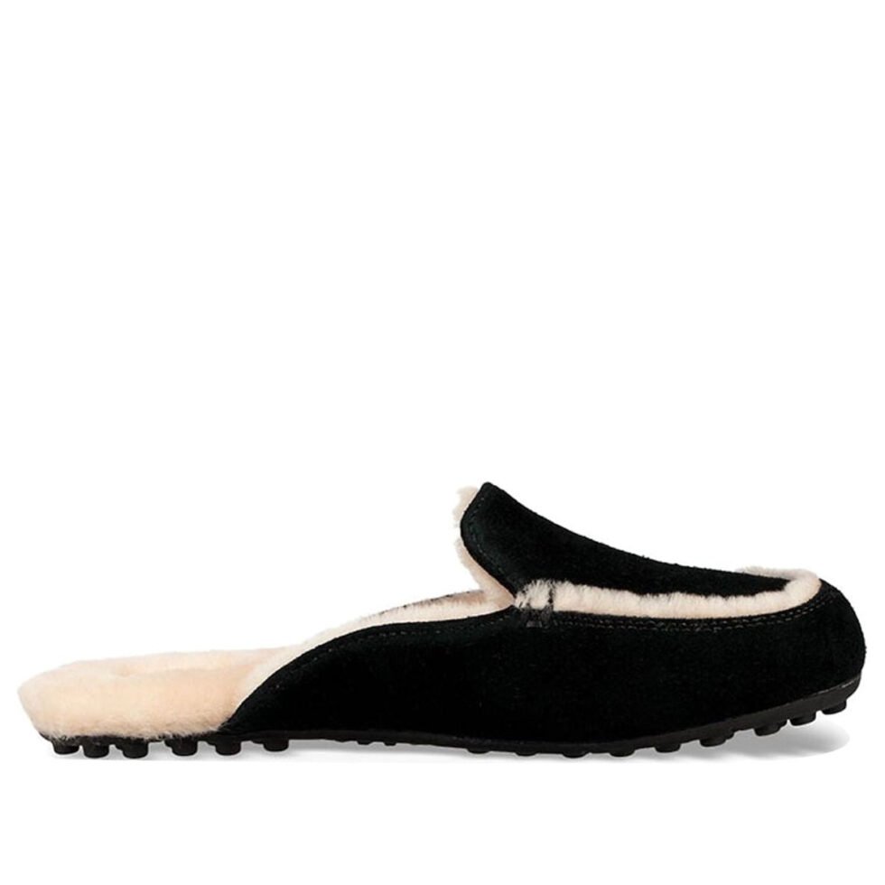 (WMNS) UGG Lane Slip-On Loafers 'Black' 1020027-BLK - Image 2