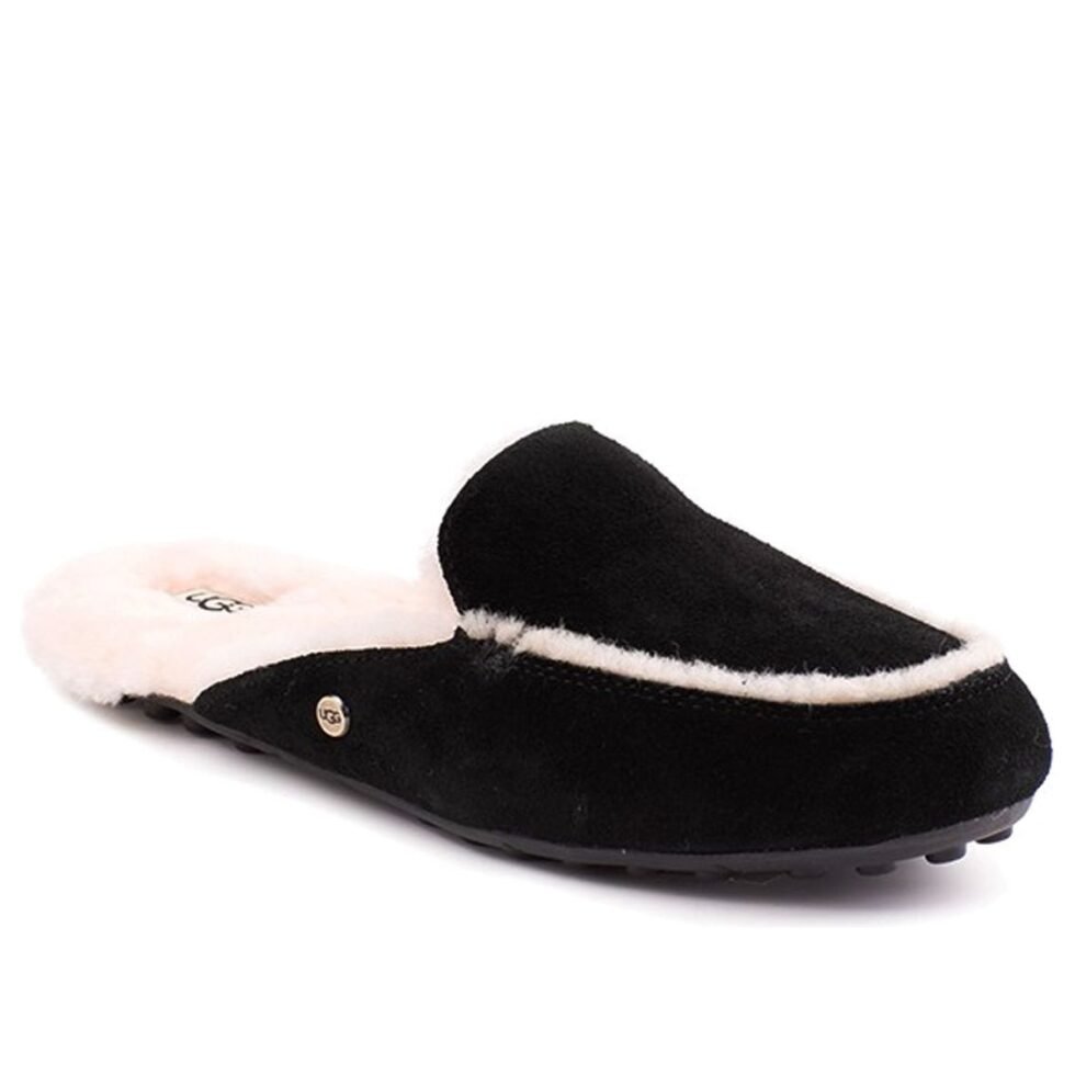 (WMNS) UGG Lane Slip-On Loafers 'Black' 1020027-BLK - Image 3