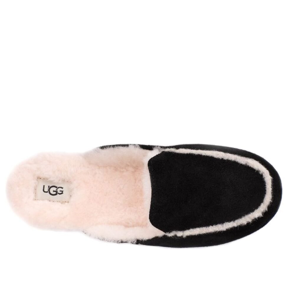 (WMNS) UGG Lane Slip-On Loafers 'Black' 1020027-BLK - Image 4