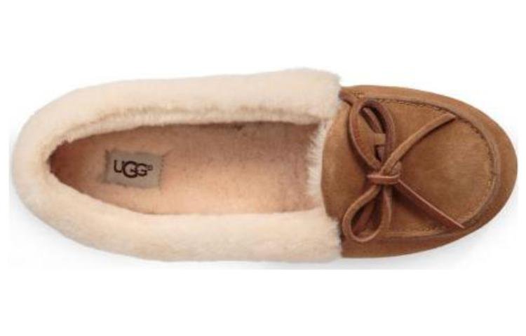 (WMNS) UGG Solana Loafer 'Chestnut' 1020041-CHE - Image 2