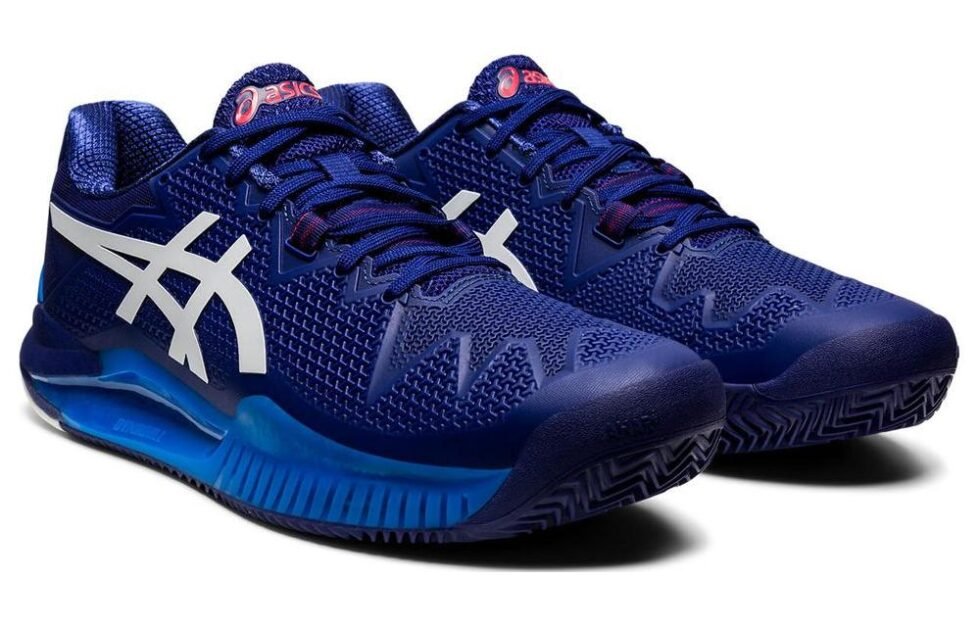 ASICS Gel Resolution 8 Clay 'Dive Blue' 1041A076-405 - Image 3