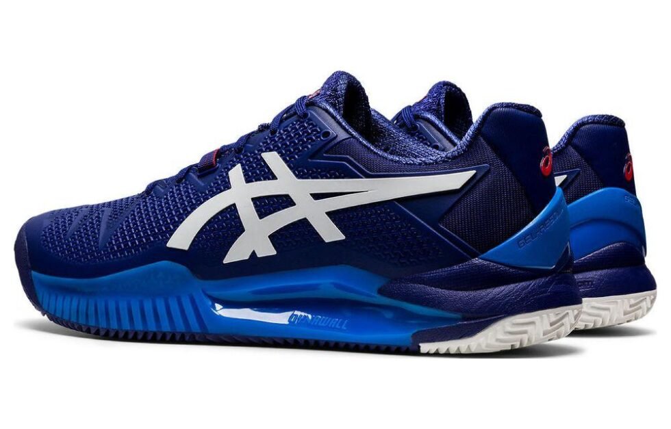 ASICS Gel Resolution 8 Clay 'Dive Blue' 1041A076-405 - Image 4
