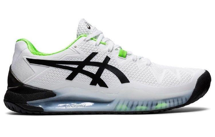 ASICS Gel Resolution 8 'White Green Gecko' 1041A079-105 - Image 2