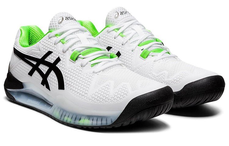 ASICS Gel Resolution 8 'White Green Gecko' 1041A079-105 - Image 3