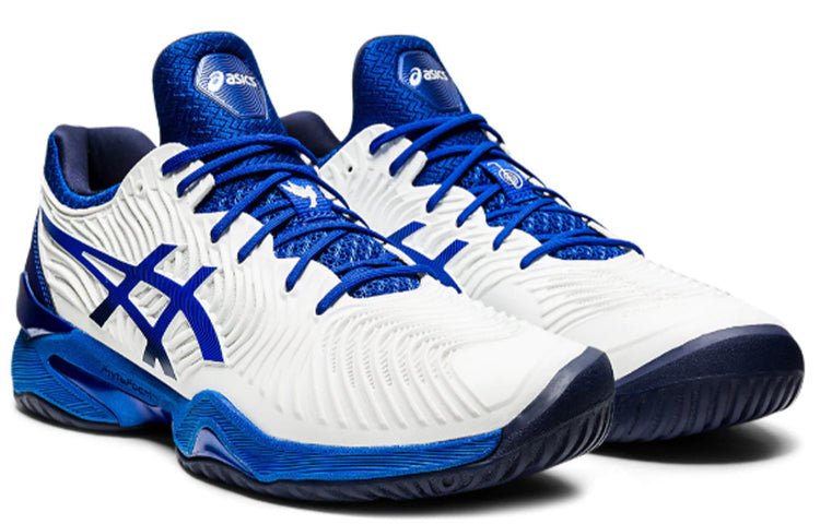ASICS Court FF Novak 'White Blue' 1041A089-101 - Image 3
