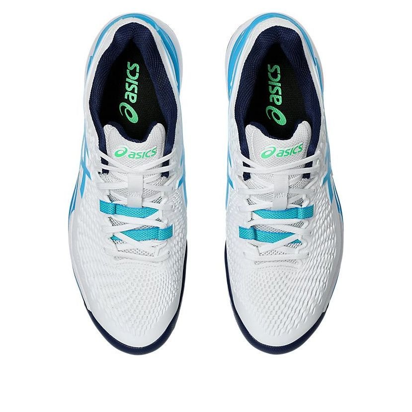 ASICS Gel-Resolution 9 'White Digital Aqua' 1041A330-103 - Image 6