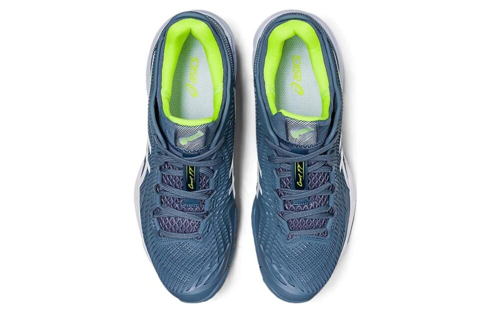 ASICS Court FF 3 'Steel Blue Lime' 1041A370-400 - Image 5