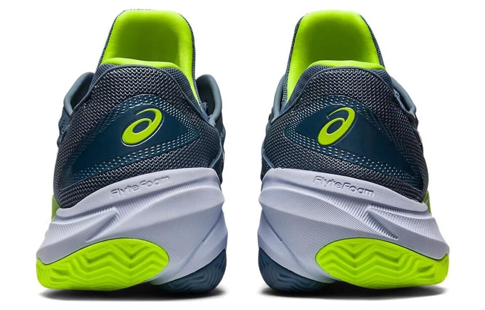ASICS Court FF 3 Clay 'Steel Blue Lime' 1041A371-400 - Image 6