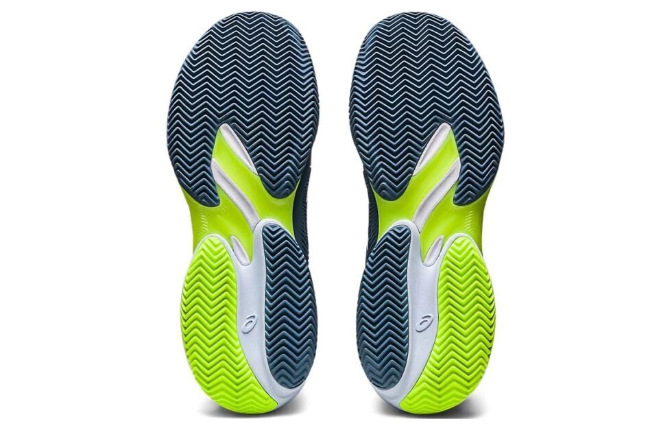 ASICS Court FF 3 Clay 'Steel Blue Lime' 1041A371-400 - Image 7