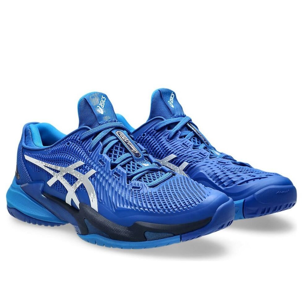 ASICS Court FF 3 Novak 'True Blue Pure Silver' 1041A522-965 - Image 3