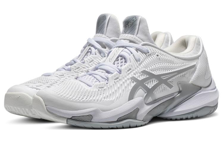 (WMNS) ASICS Court FF 3 'White Pure Silver' 1042A220-100 - Image 2