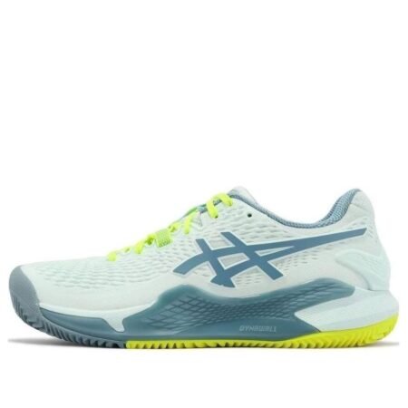(WMNS) ASICS GEL-Resolution 9 Clay 'Restful Teal Yellow' 1042A224400