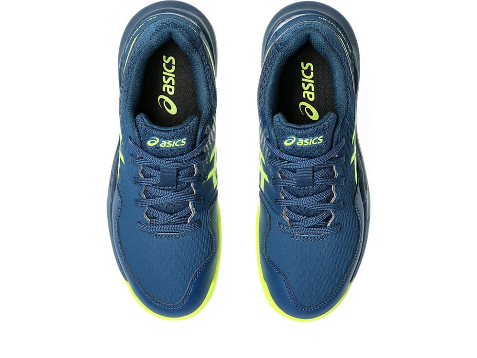(GS) ASICS Gel-Resolution 9 'Mako Blue Safety Yellow' 1044A067-404 - Image 6