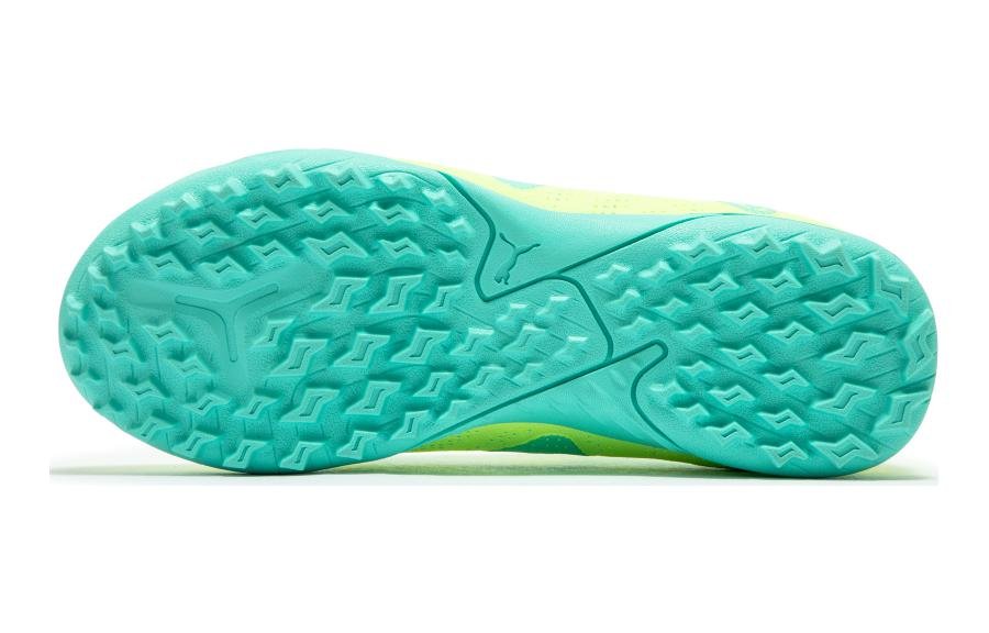 (GS) PUMA Future Play TF Football Boots 'Fluorescent Yellow Aqua' 107202-03 - Image 6