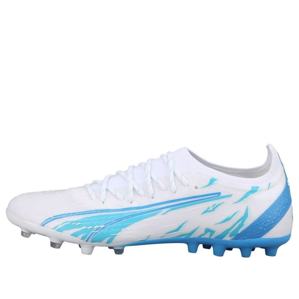 PUMA Ultra Ultimate MG 'White/Light Blue' 107301-01