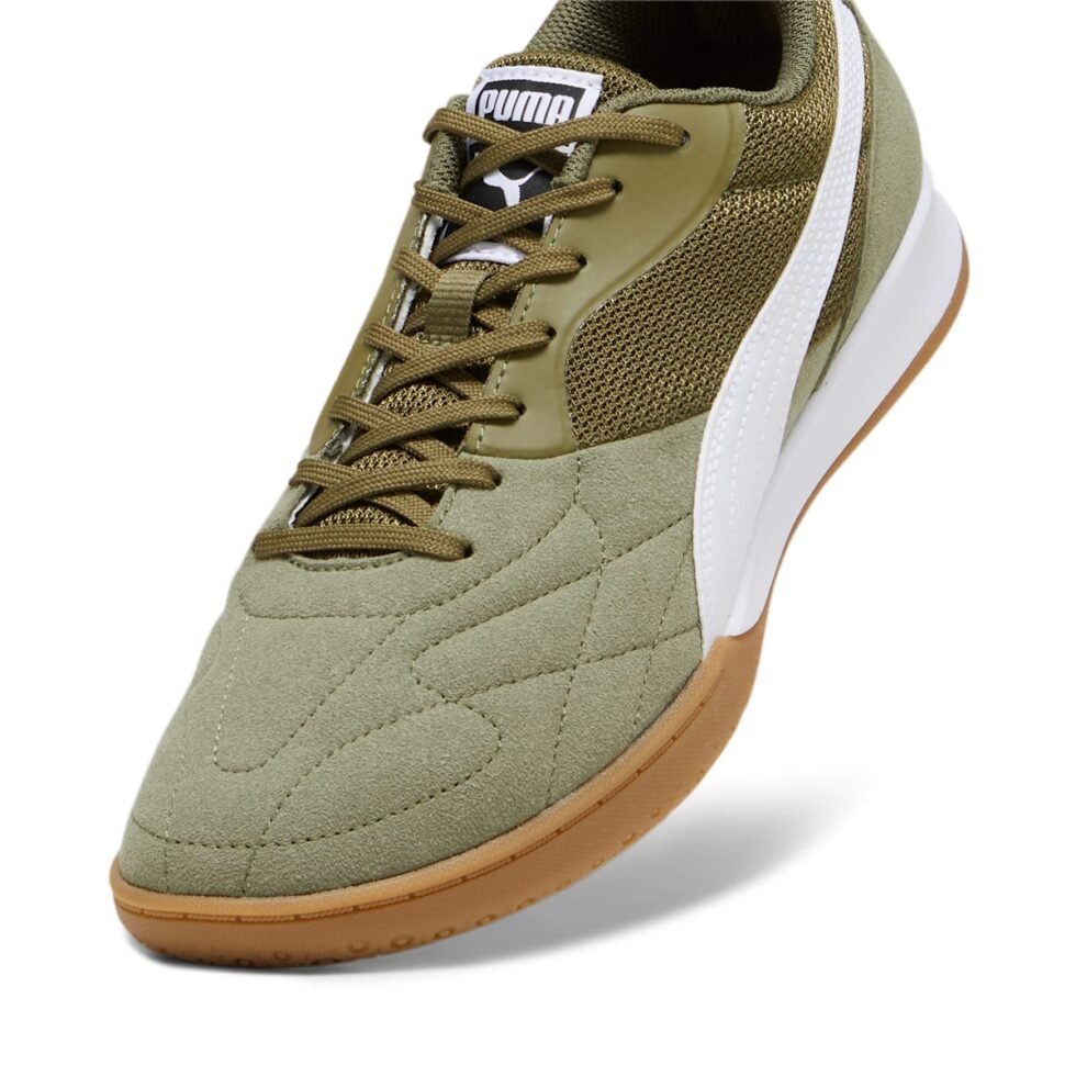 PUMA King Top IT 'Olive Drab Puma White Puma Gold' 107349-03 - Image 3