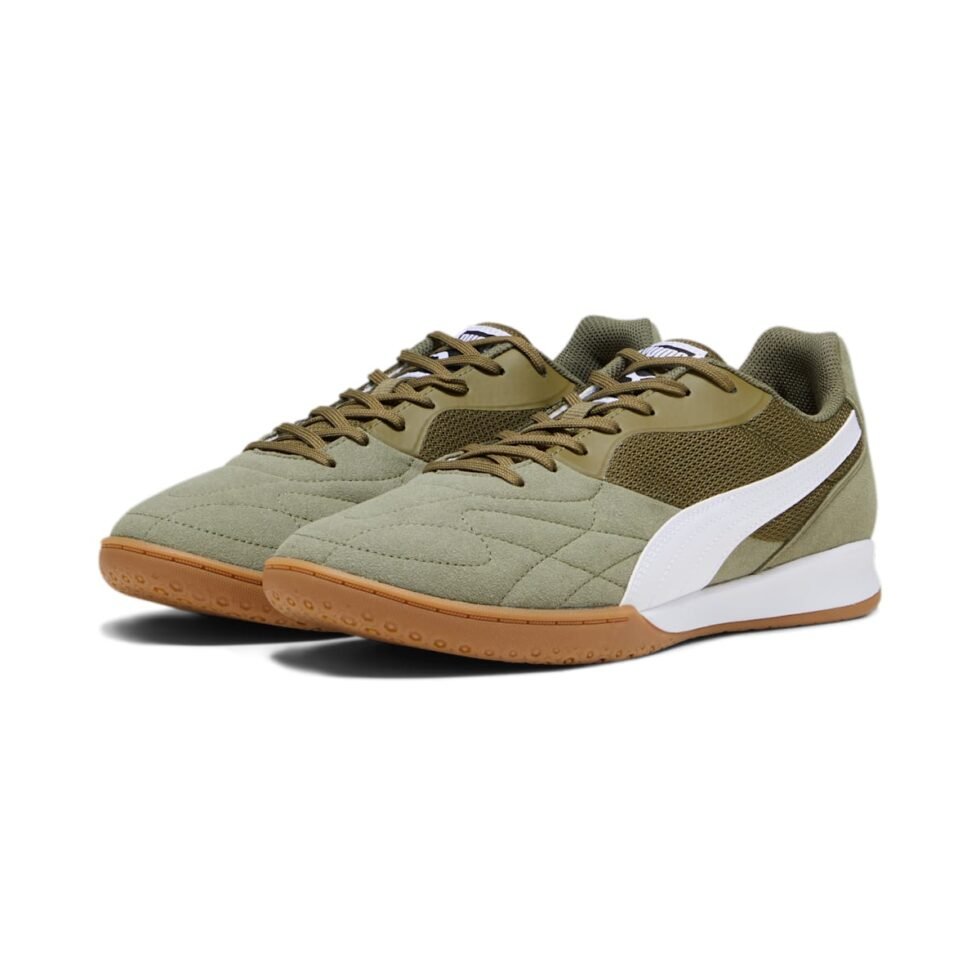 PUMA King Top IT 'Olive Drab Puma White Puma Gold' 107349-03 - Image 5