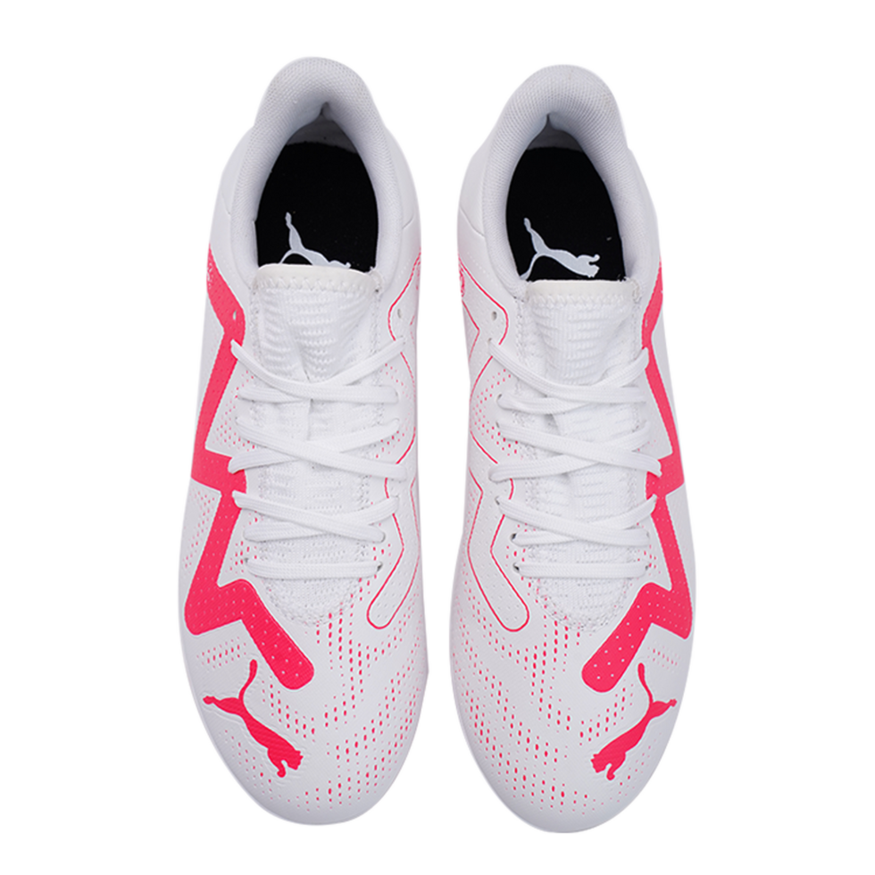 (GS) PUMA Future Play MG Jr 'White Pink' 107390-01 - Image 4