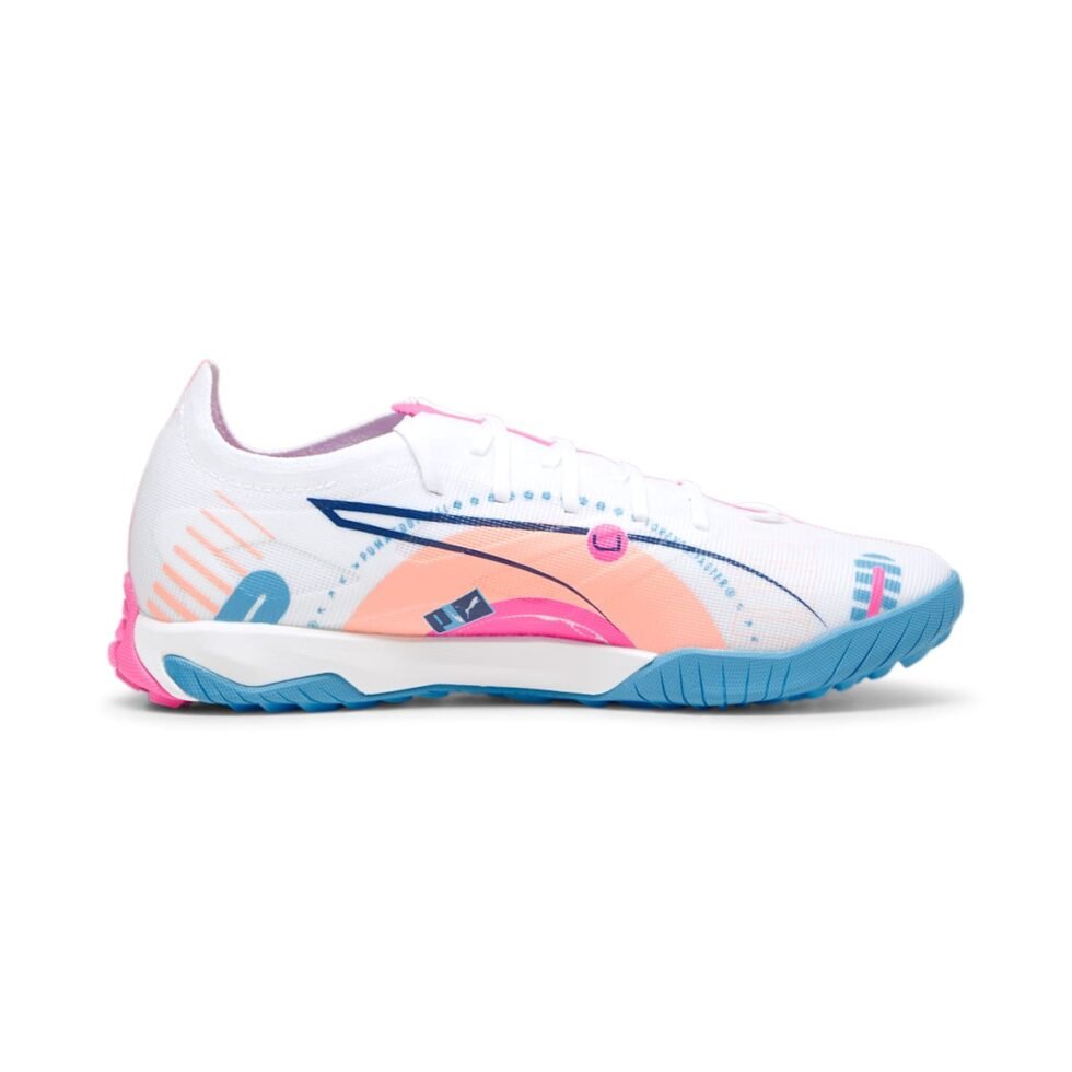 PUMA Ultra 5 Match Volume Up TT 'White Luminous Blue Pink' 108091-01 - Image 2