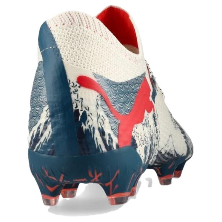 PUMA x Unisport Future 7 Ultimate FG 'Cream White Blue Red' 108134-01 - Image 4