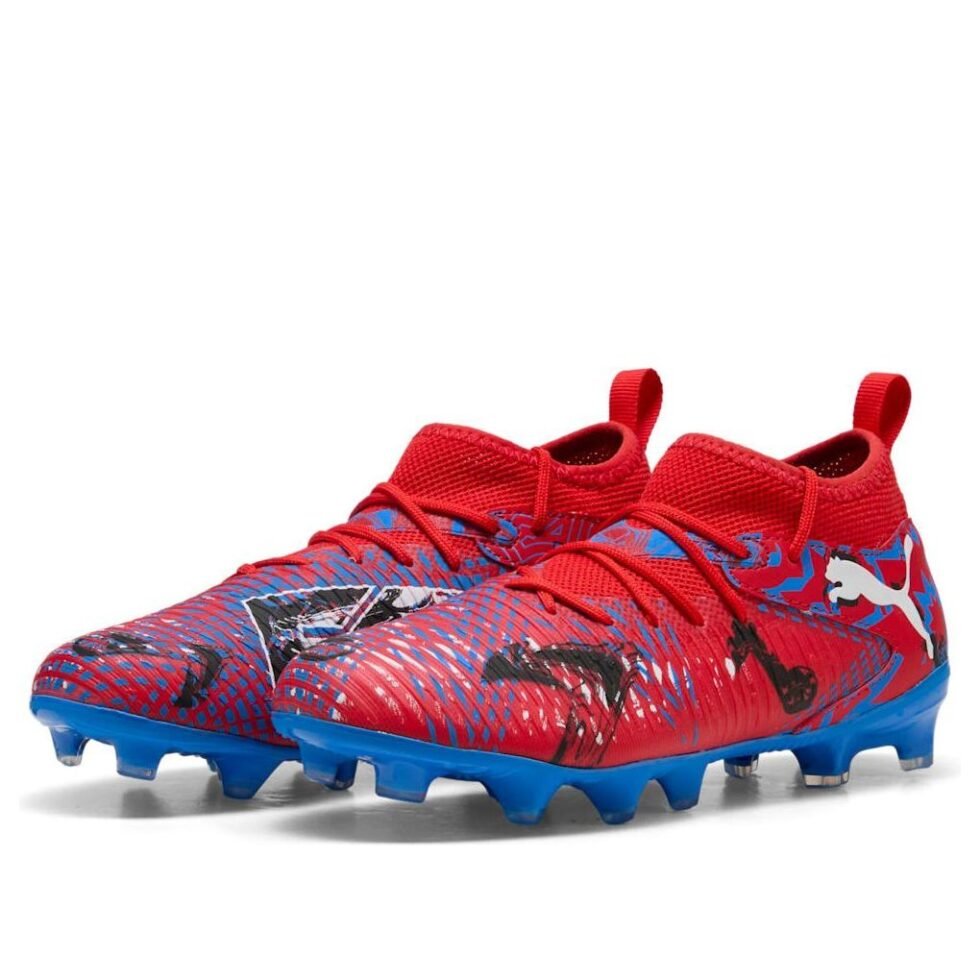 (GS) PUMA Future 8 Match Playmakers FG/AG 'PUMA Red PUMA Black Ultra Blue' 108750-01 - Image 2