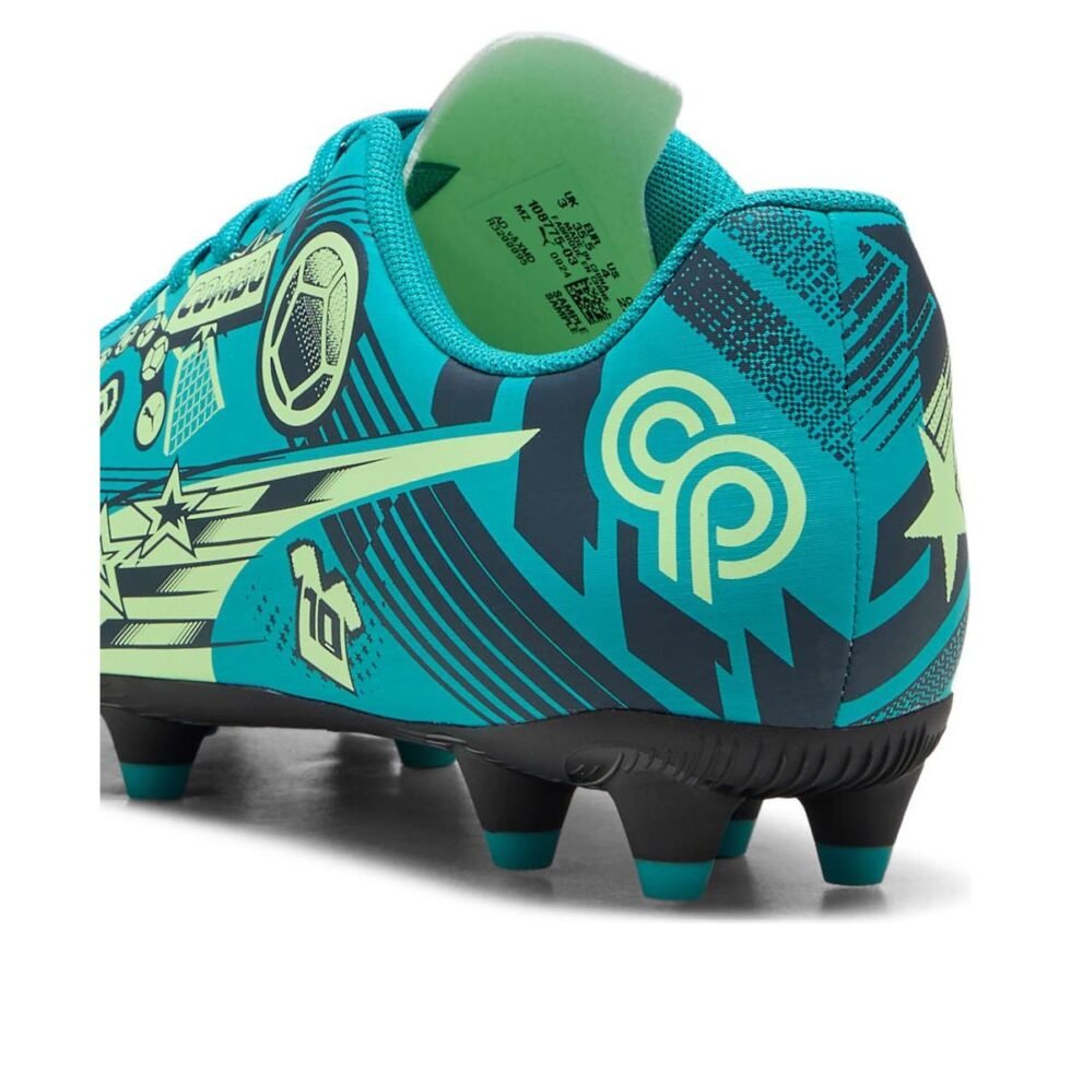 (GS) PUMA Christian Pulisic x Ultra Legacy FG/AG 'Allover Print - Deep Aqua' 108775-03 - Image 4