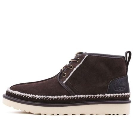 UGG Neumel Stitch Fleece Lined Snow Boots Coffee 1094398-STT