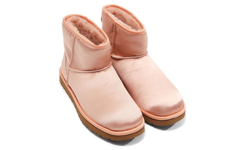 (WMNS) UGG Classic Mini Satin 'Pink Red' 1094985-SNTN - Image 5