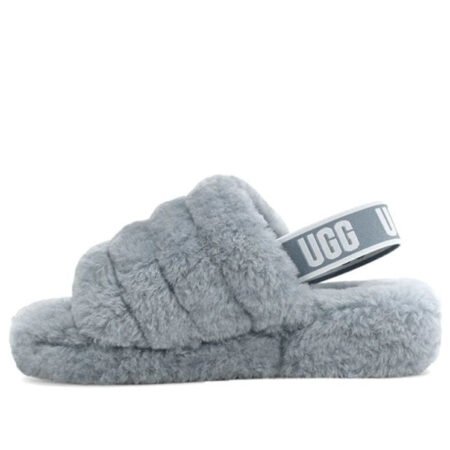 (WMNS) UGG Fluff Yeah 'Ash Fog' 1095119-AFG