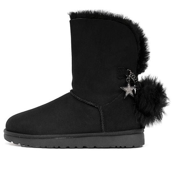 (WMNS) UGG Classic Bling Charm Boot 'Black' 1095717-BLK
