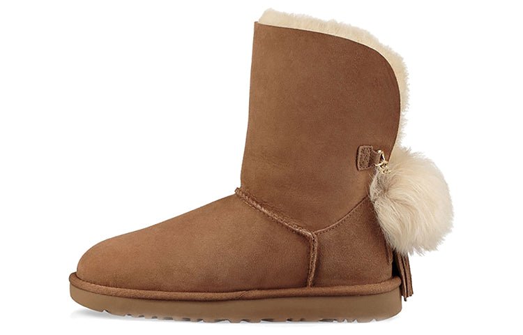 (WMNS) UGG Classic Bling Charm Boot 'Chestnut' 1095717-CHE - Image 2