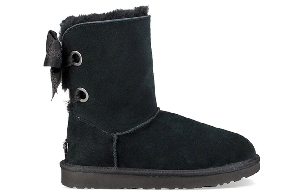 (WMNS) UGG Customizable Bailey Bow short Black 1098075-BLK - Image 2