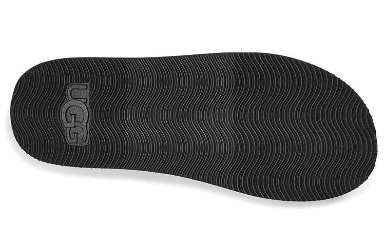 (WMNS) UGG Zuma Metallic Graphic Black Slippers 1101558-BLK - Image 7