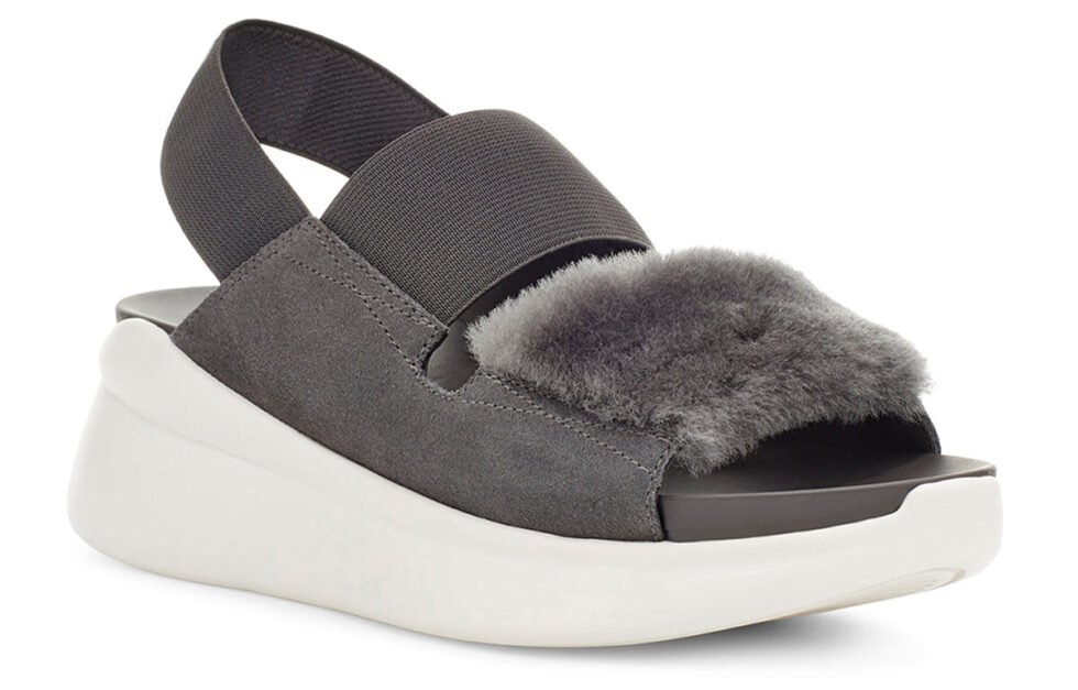 (WMNS) UGG Silverlake Gray Sandals 1101919-CHRC - Image 3
