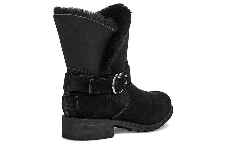 (WMNS) UGG Bodie Snow Boots Black 1103569-BLK - Image 4