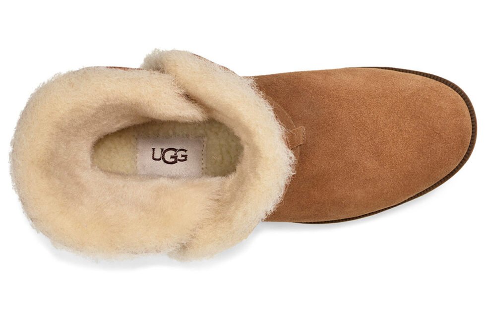 (WMNS) UGG Bodie Snow Boots Brown 1103569-CHE - Image 5