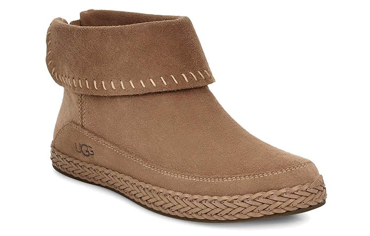 (WMNS) UGG Kavar Varney Fleece Lined Snow Boots Dark Brown 1104653-AMP - Image 4