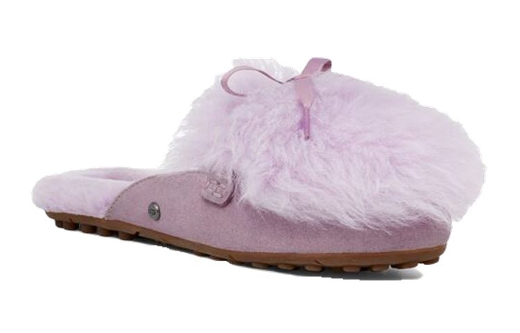 (WMNS) UGG Shaine Fluff Lightweight Cozy Flat Plush Slipper Pink Purple 1105316-SHAD - Image 4