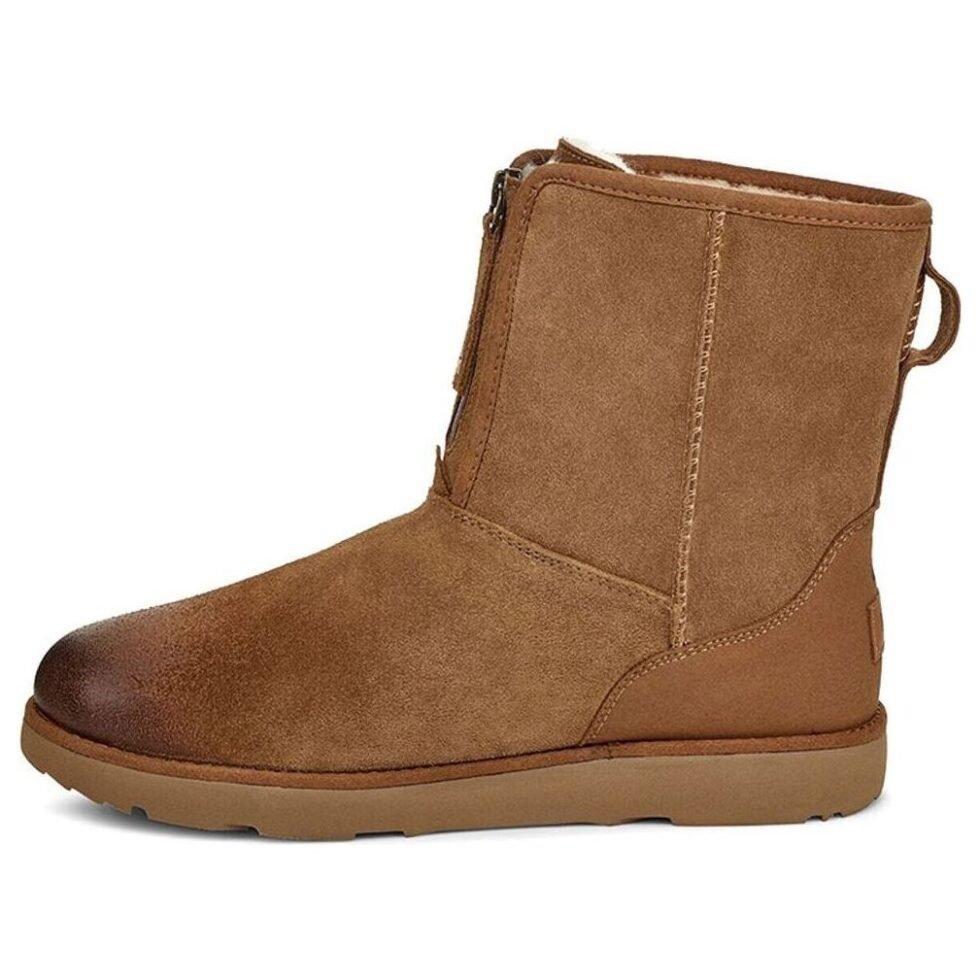 UGG Classic Short Front Zip Boot 'Chestnut' 1106438-CHE