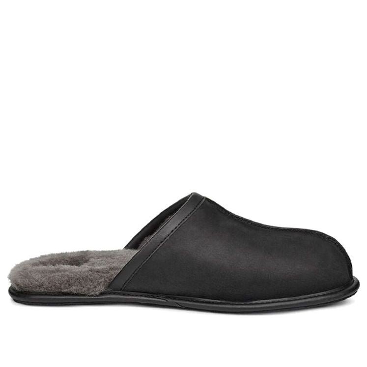 UGG Scuff Leather Slipper 'Black' 1108192-BLK - Image 2